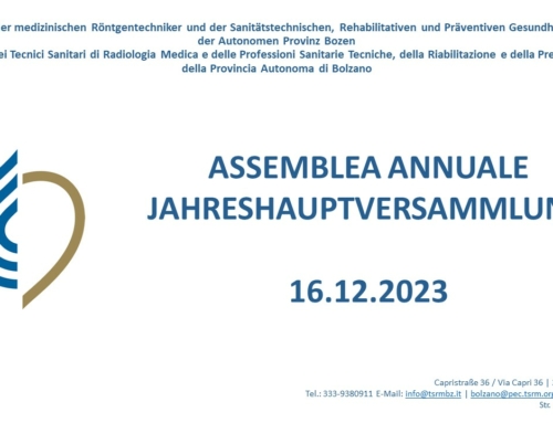 Assemblea annuale dicembre 2023 I Jahresversammlung Dezember 2023